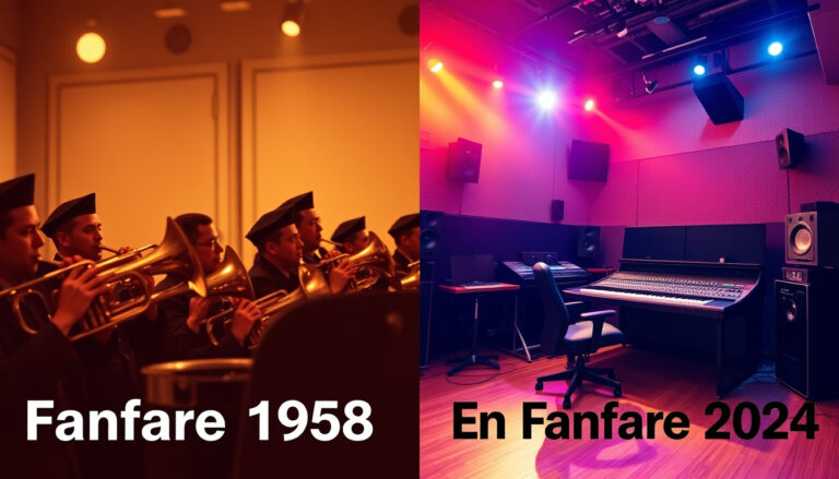 De fanfare (film) vergelijking: Fanfare 1958 v . En Fanfare 2024