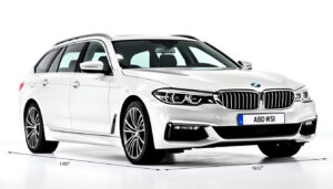 Afmetingen BMW 5 Serie Touring: lengte, breedte, hoogte